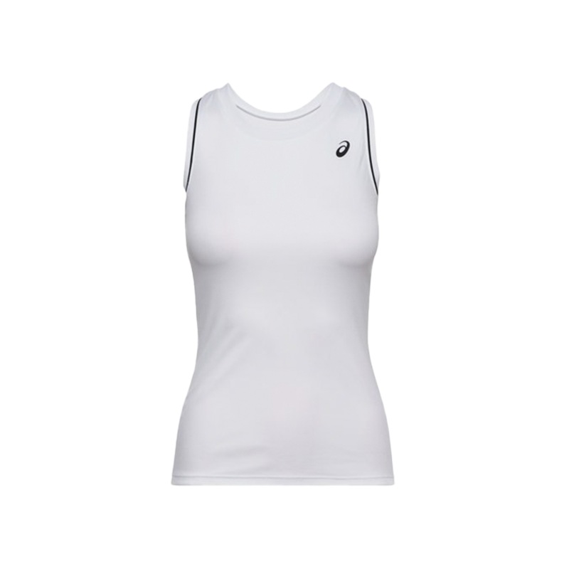 Camiseta Asics Court Sin Mangas Mujer Blanca