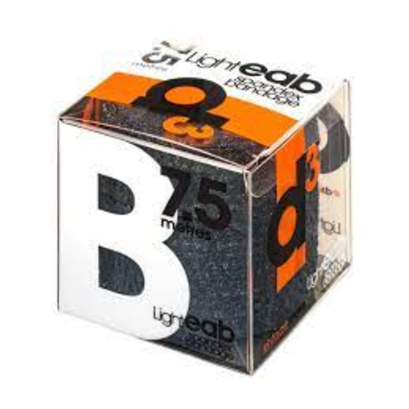 D3 Light EAB Spandex Bandage Black