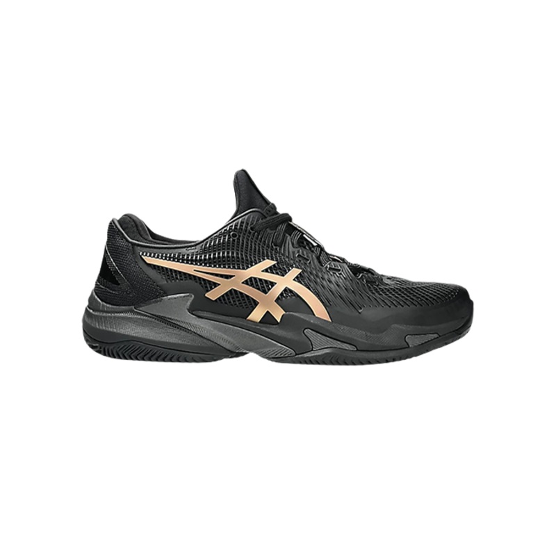 Zapatillas Asics Court FF 3 Novak Clay Night Energy Black/Prism Gold 2025