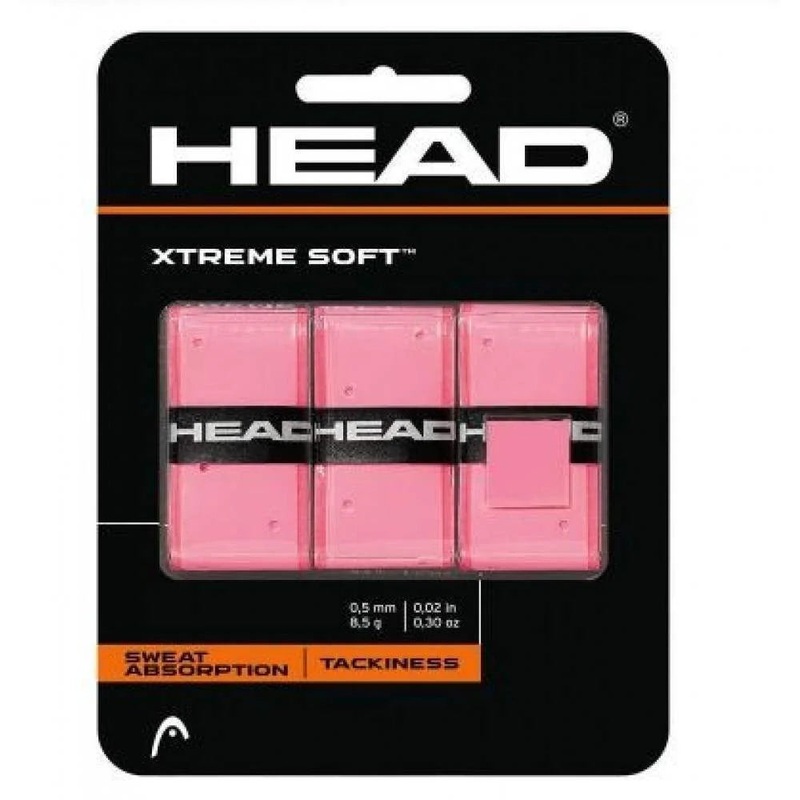 Blister Surgrips Head Xtreme Soft Rose 3 Units