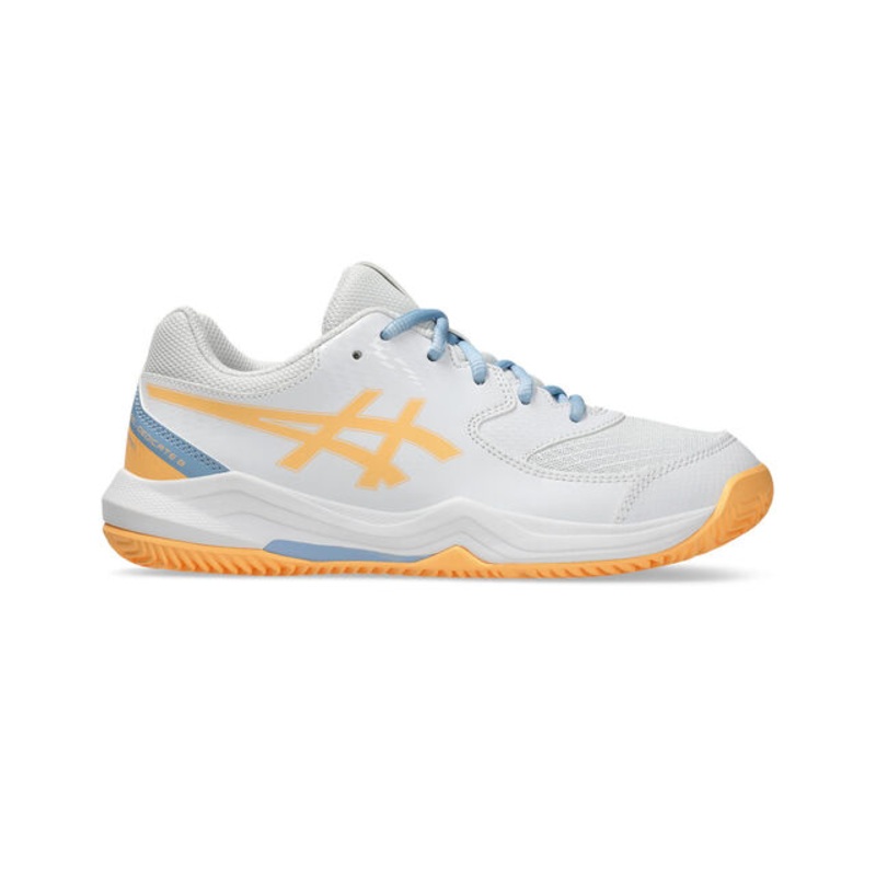 Gel-Dedicate 8 Gs Padel Shoe Kids – White, Orange
