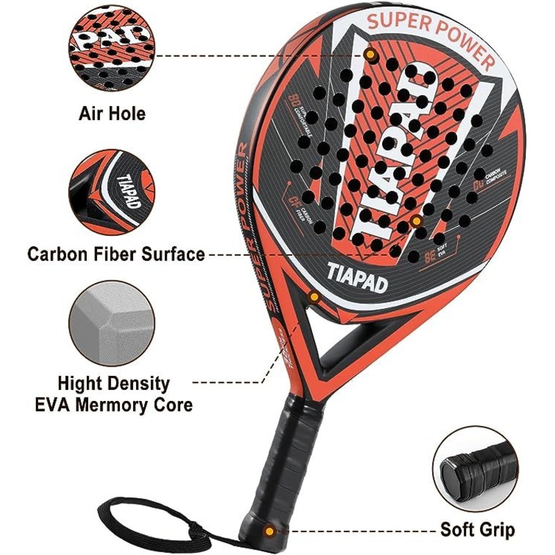 Rarlon Sports Factory Direct Paddle Tennis Racket Padel Rackets