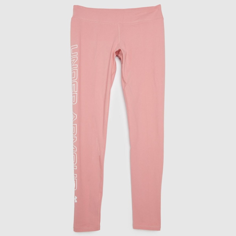 Women’s UA Favorite Wordmark Leggings -Pink Clay-White