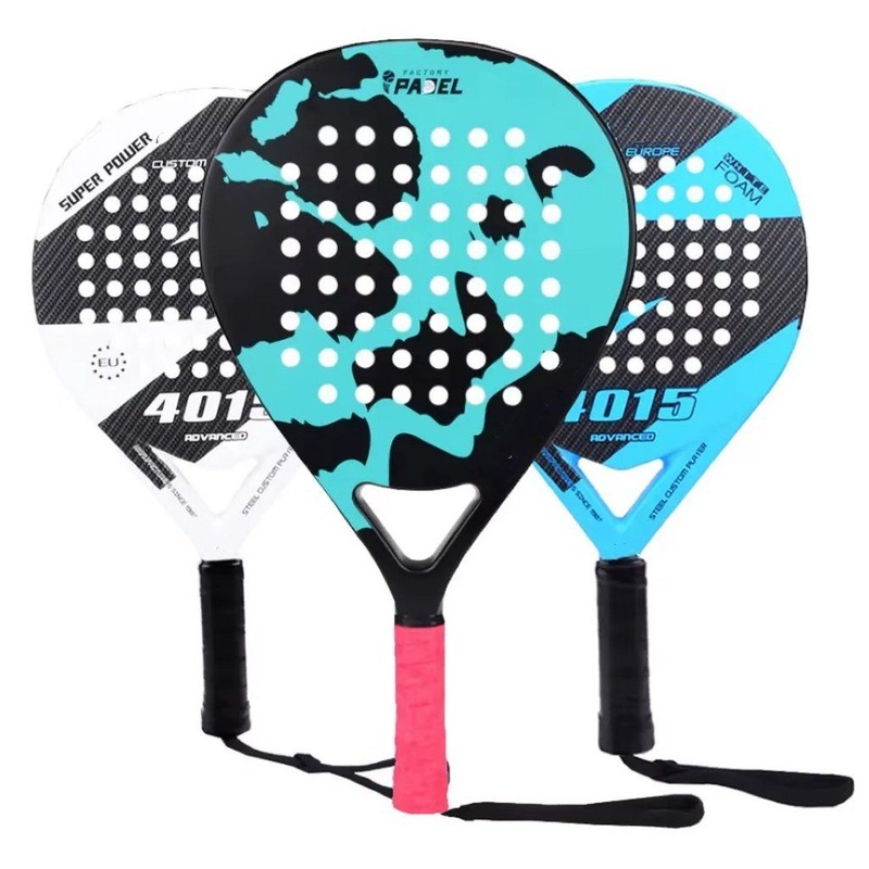 Anxspin Customizable Pattern Plate Tennis Racket Beach Paddle Racket Professional Sports and Leisure Carbon Fiber Beach Racket