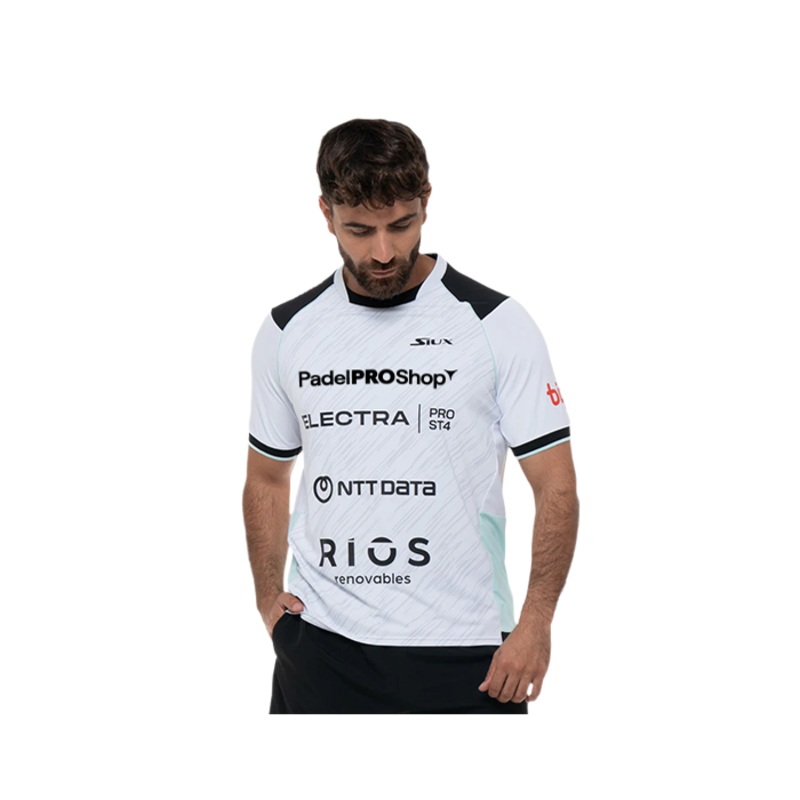 Camiseta Siux Electra Stupa Oficial Blanca 2025