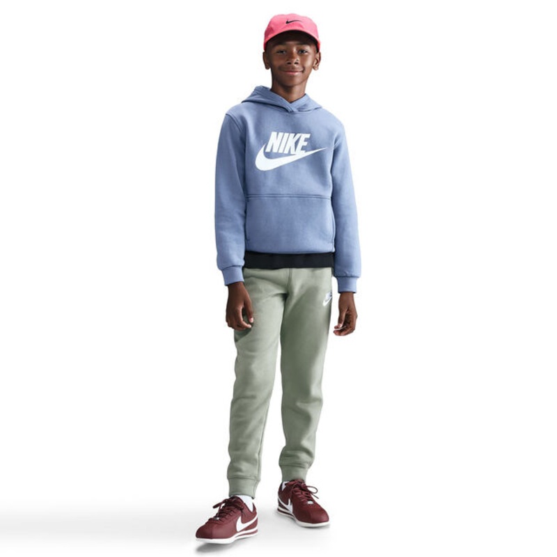 Club Fleece Hoody Kids – Blue Grey, White
