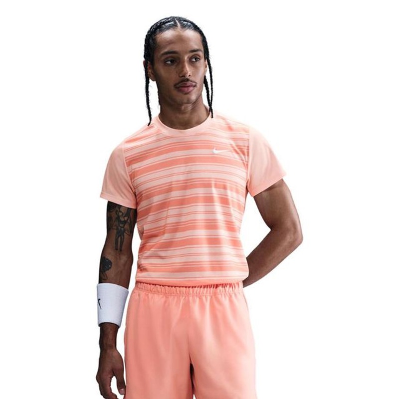 Court Dri-FIT Victory Print T-Shirt Men – Coral