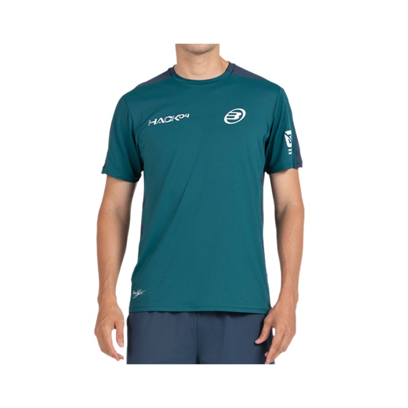 Camiseta Bullpadel Paquito Verde Oscuro 2025