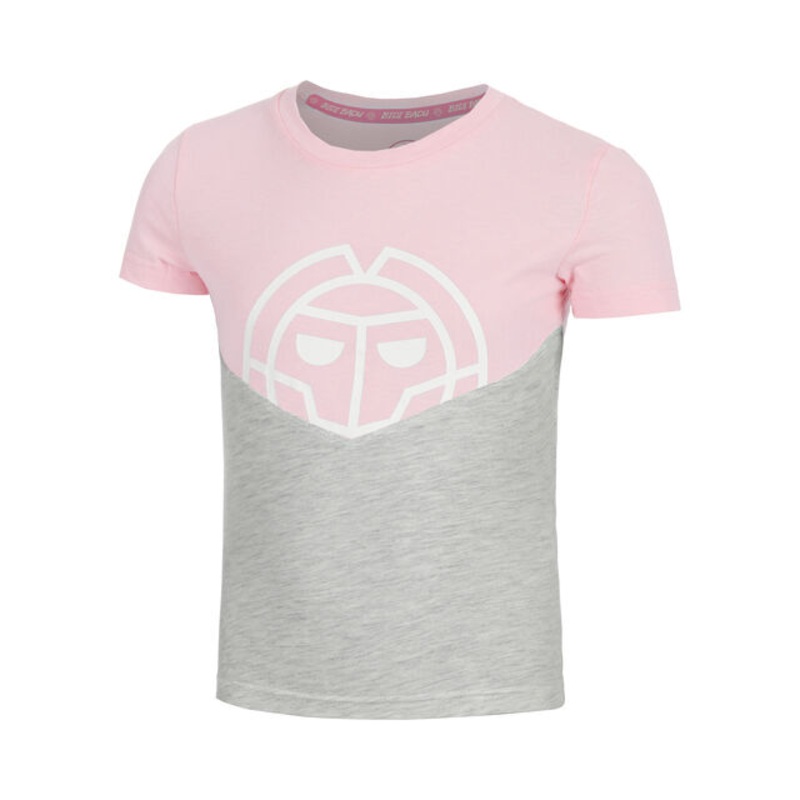 Mandisa Lifestyle T-Shirt Girls – Pink, Lightgrey