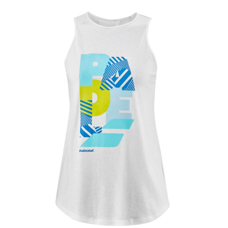 Babolat Padel Tank White T-shirt
