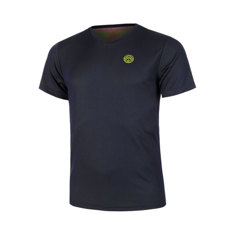 Crew Inside Out V-Neck T-Shirt Boys – Dark Blue, Lime