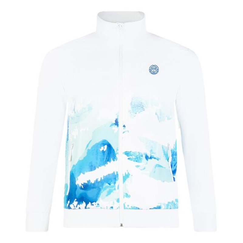 Lynel Tech Training Jacket Men – White, Light Blue