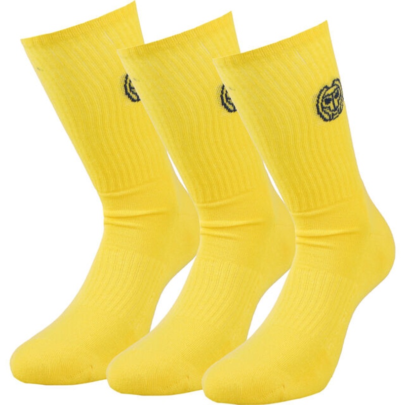 Matayo Crew Tech Sports Socks 3 Pack Men – Yellow, Black