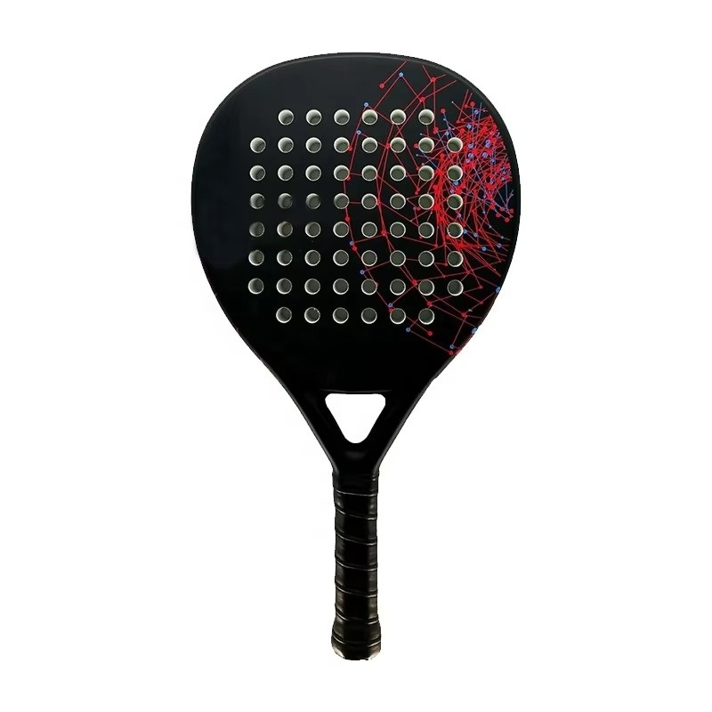 Badminton Shuttlecock 3K Paddle Hot Sale Carbon OEM Brand Low Price Paddle Carbon Beach Tennis Racket