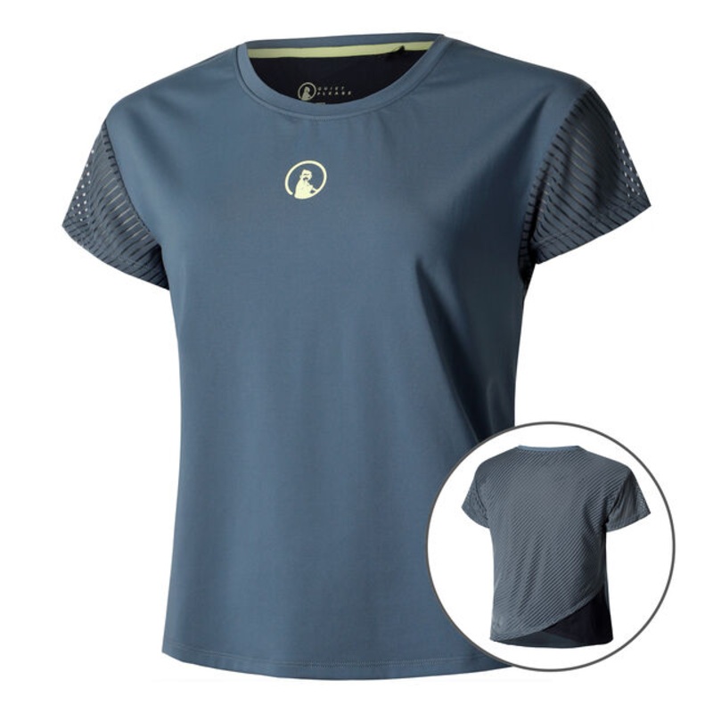 Perspectives Cross T-Shirt Women – Blue