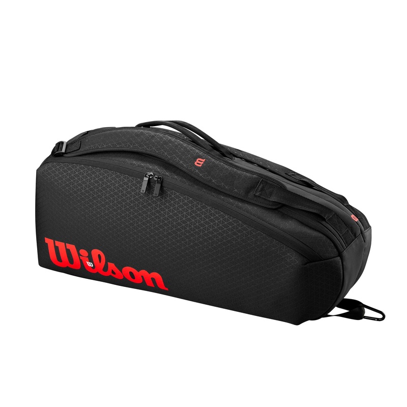 Wilson WR8038101 Clash V3 6R|Black/Infrared|6 Rackets