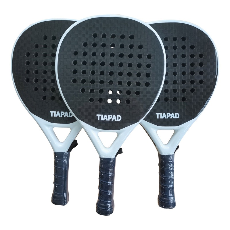 12K Carbon Fiber Padel Racket Custom 3K Carbon Fiber Padel Customize Racket Professional Customized Wholesale Padel Rackets Carbon Fiber Rackets
