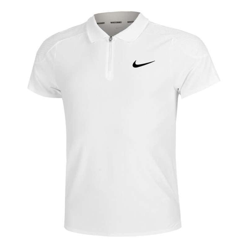 Dri-Fit Court Advantage Polo Men – White, Gold