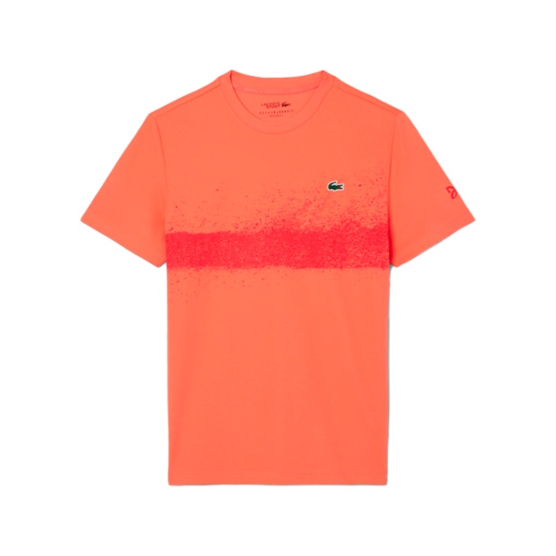 Camiseta Lacoste Tee Novak Djokovic Rojo 2025