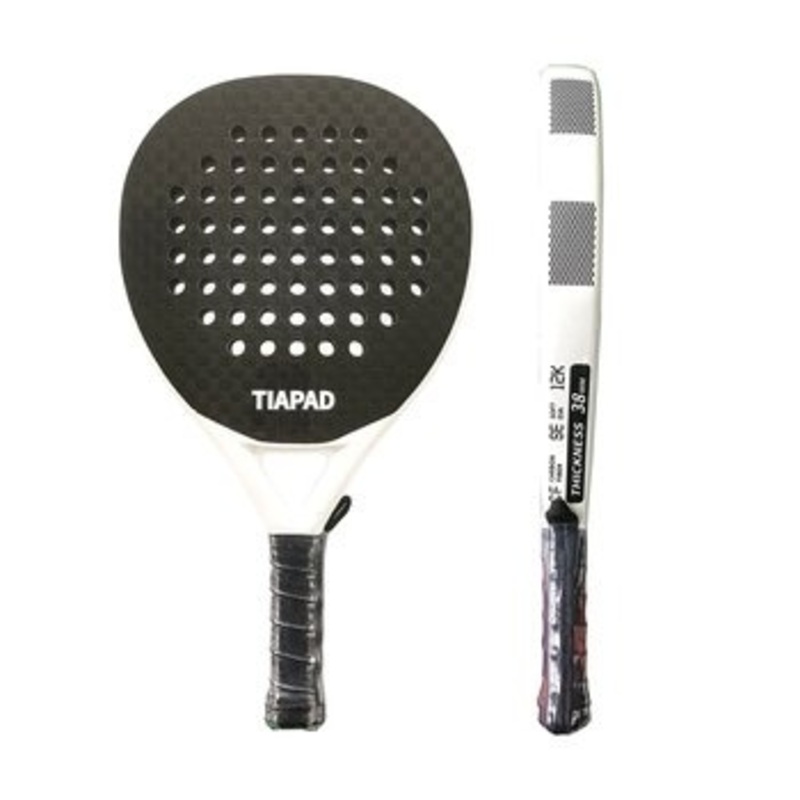 China Factory Carbon 3K 12K 18K Woven Graphite Padel Racket Paddle Tennis Rackets