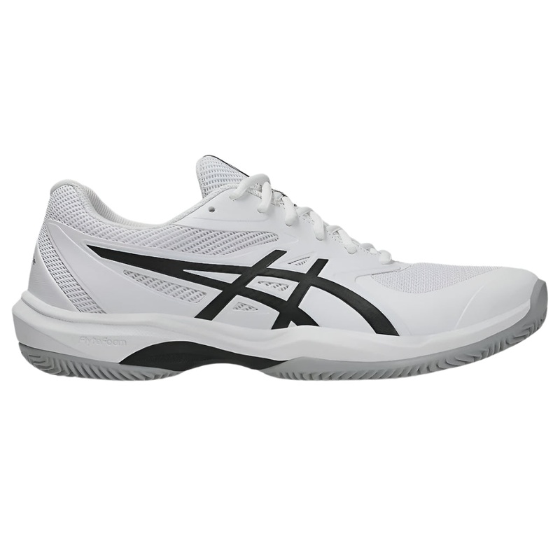 Asics Game FF Clay/OC Mens Tennis Shoes – White/Black