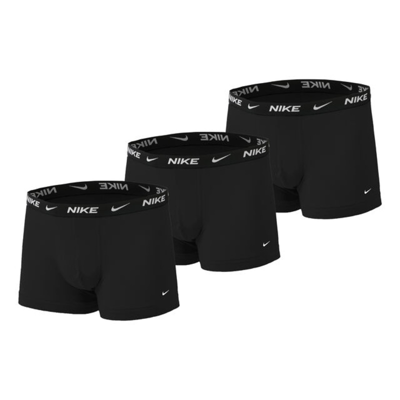 Everyday Cotton Strech Trunk Boxer Shorts 3 Pack Men – Black, Anthracite