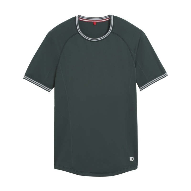 Wilson Court Performance Crew T-Shirt Men – Green