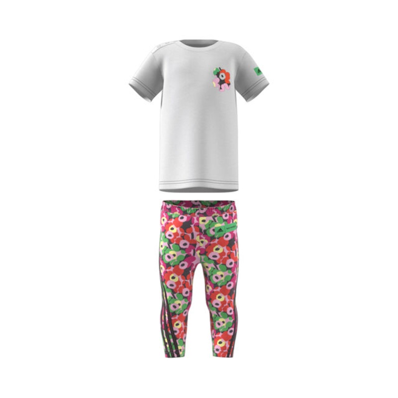 Marimekko Tight Set Tracksuit Girls – White, Multicoloured
