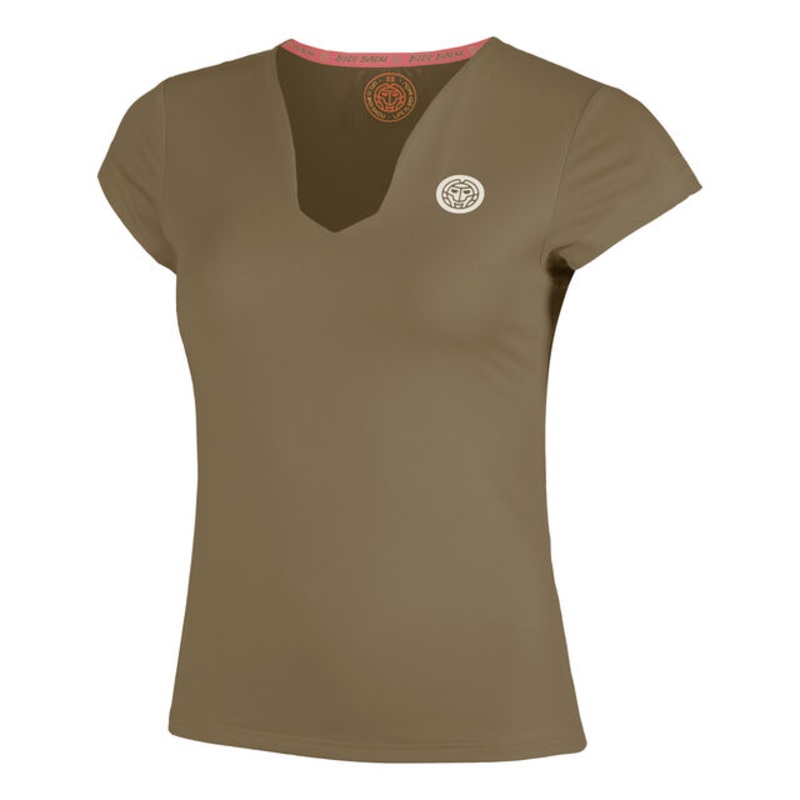 Spectrum V-Neck T-Shirt Women – Brown
