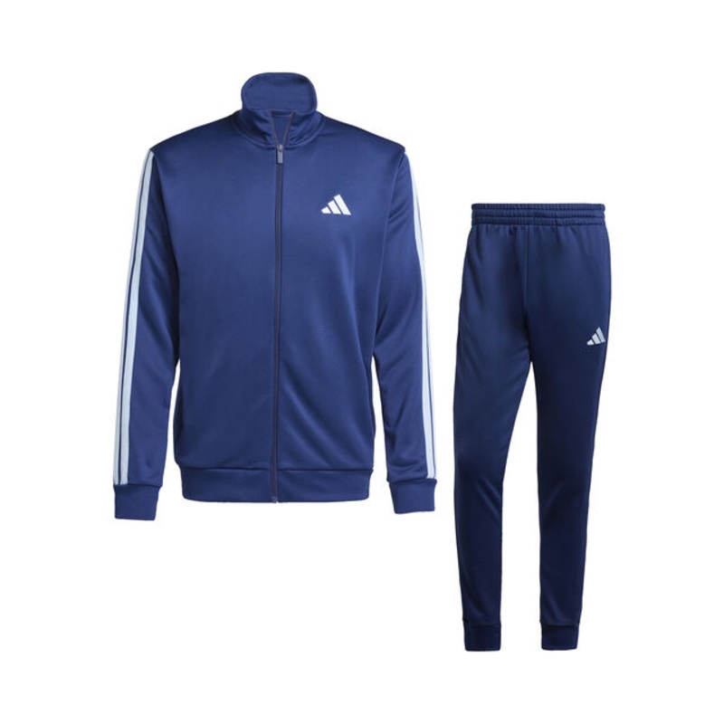 3 Stripes Woven Tracksuit Men – Dark Blue, White