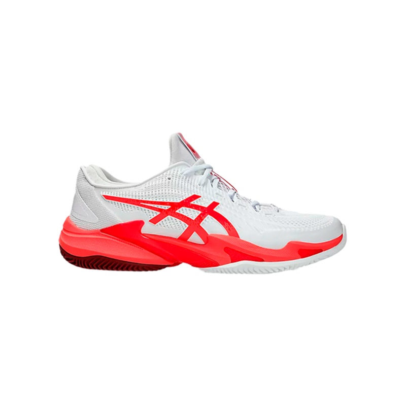 Zapatillas Asics Court FF 3 Novak Clay White/Electric Red 2025