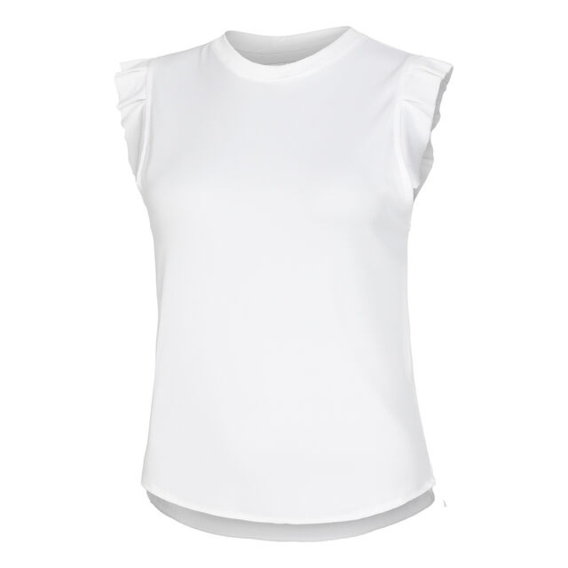 Bring It On Rib Tank Top Women – White