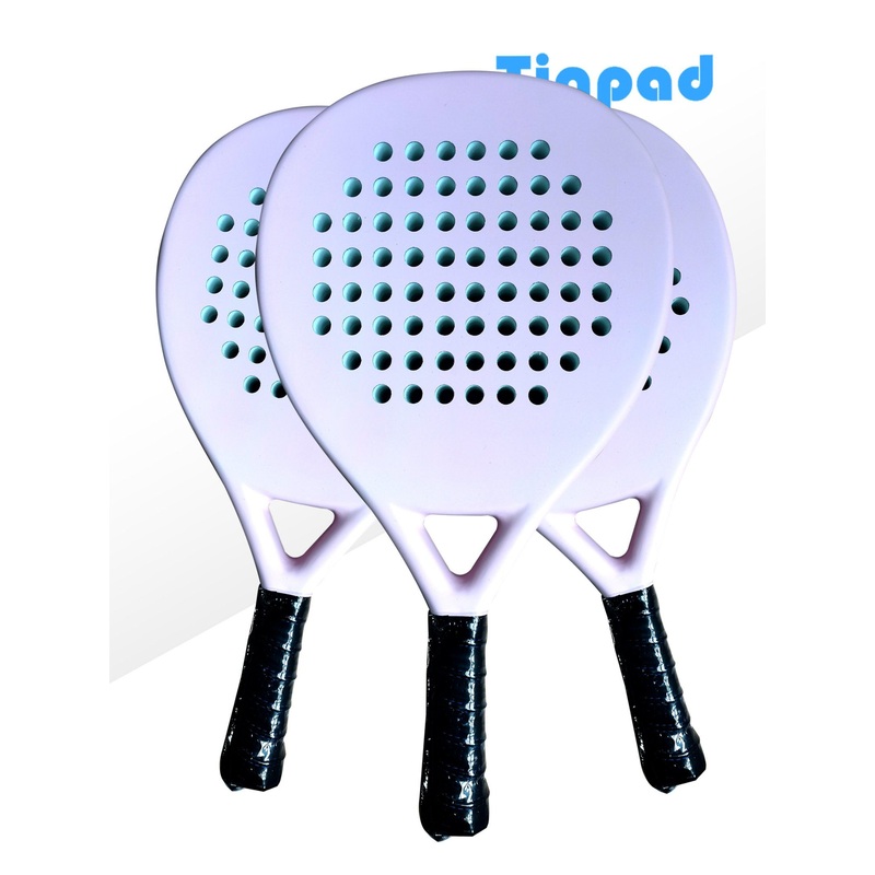 Custom 12K Carbon Fiber Visible with EVA Memory Foam Core Tennis Racket Padel Racket