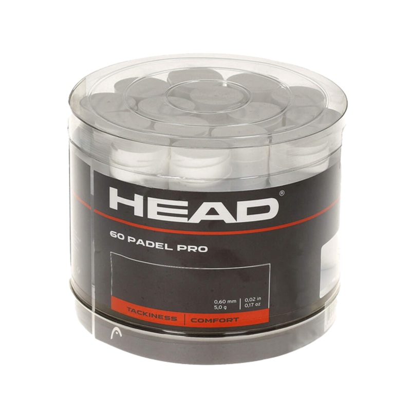 Tambor Overgrips HEAD Padel Pro Gris (x60)