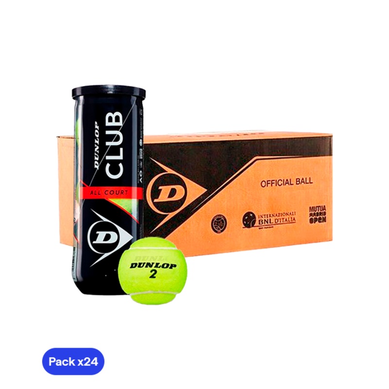 Cajn Pelotas Dunlop Club All Court (Pack x24)