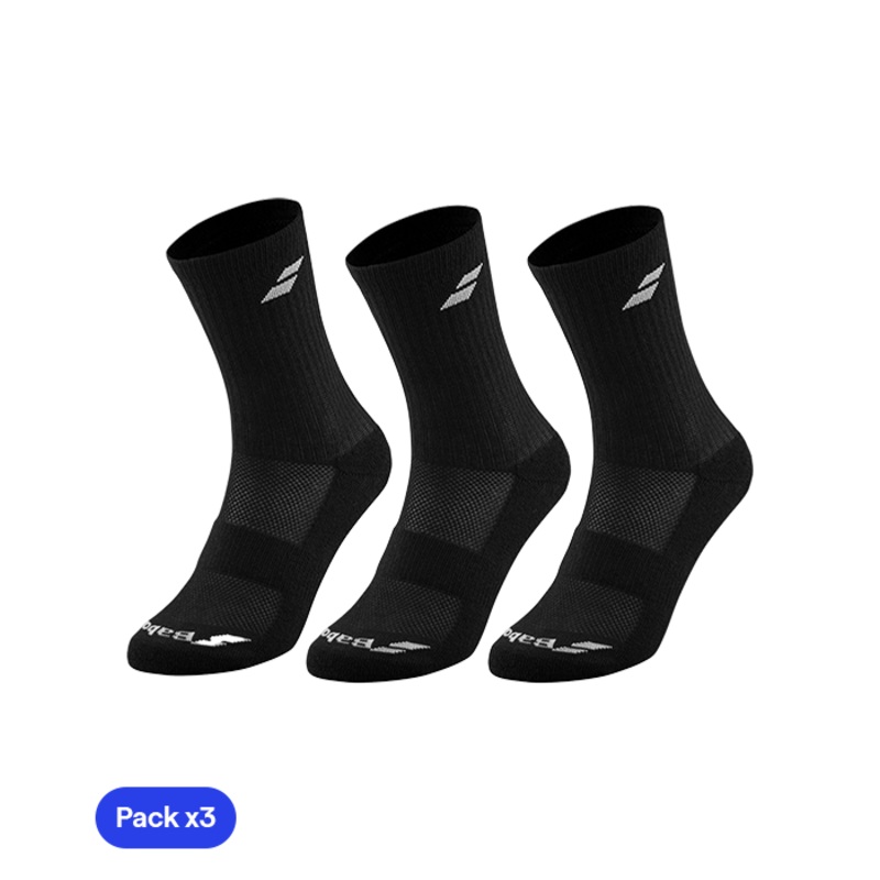 Calcetines Babolat Negro Junior (Pack x3)