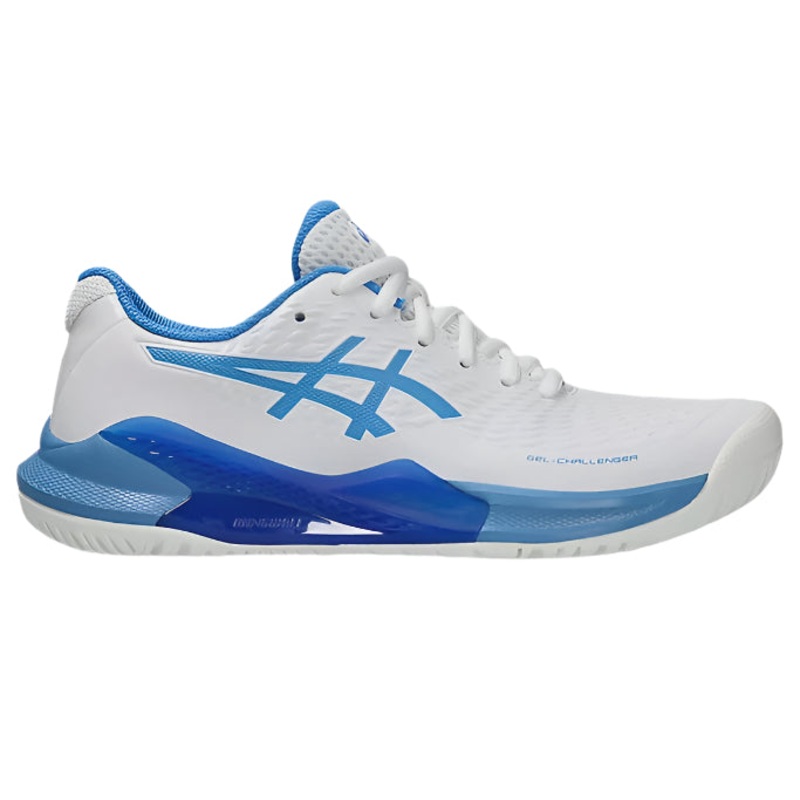 Asics Gel Challenger 14 Ladies Tennis Shoes – White/Blue Coast