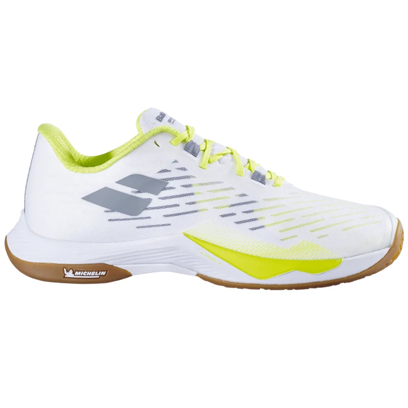 Babolat Shadow Tour 5 Badminton Shoes Men – White/Lime