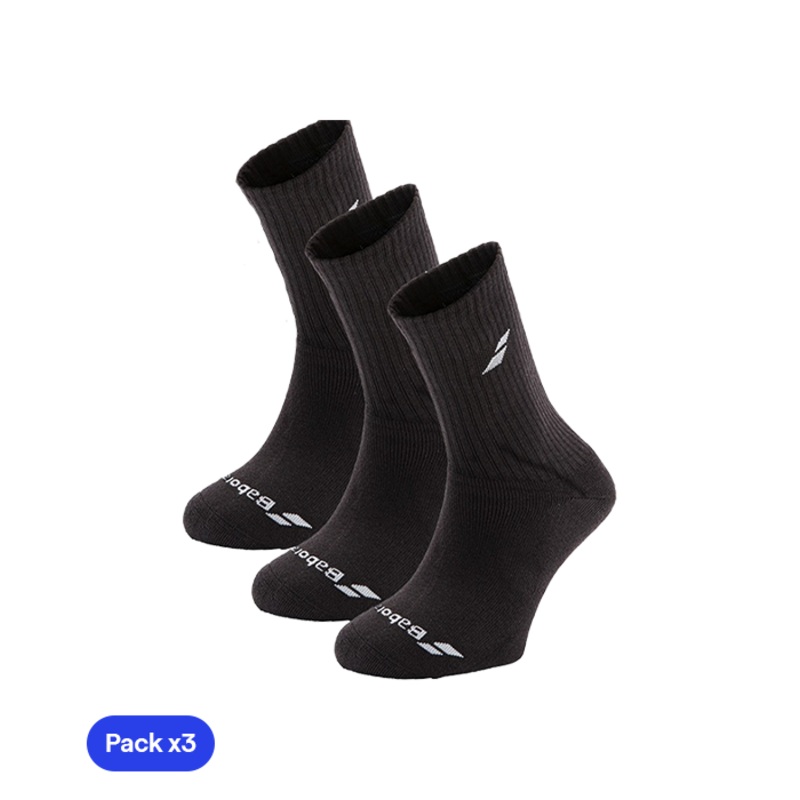 Calcetines Babolat Negro (Pack x3)