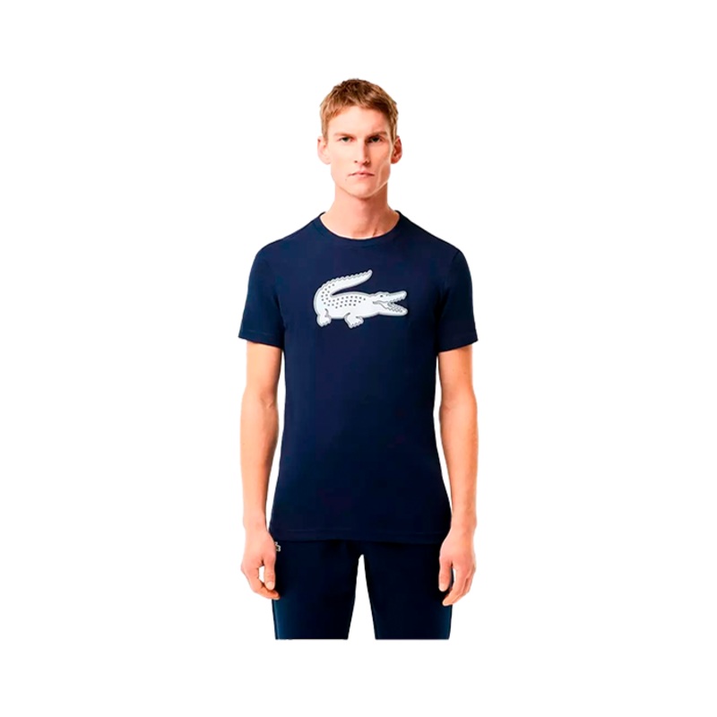 Camiseta Lacoste Regular Fit Algodon Azul Marino 2025