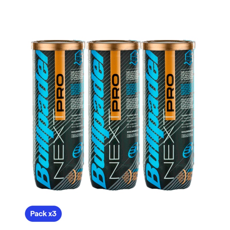 Pelotas Bullpadel Next Pro (Pack x3)