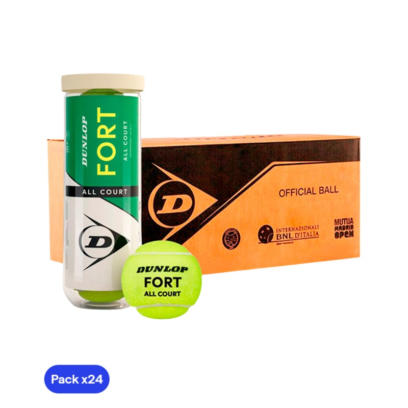 Cajn Pelotas Dunlop Fort All Court (Pack x24)