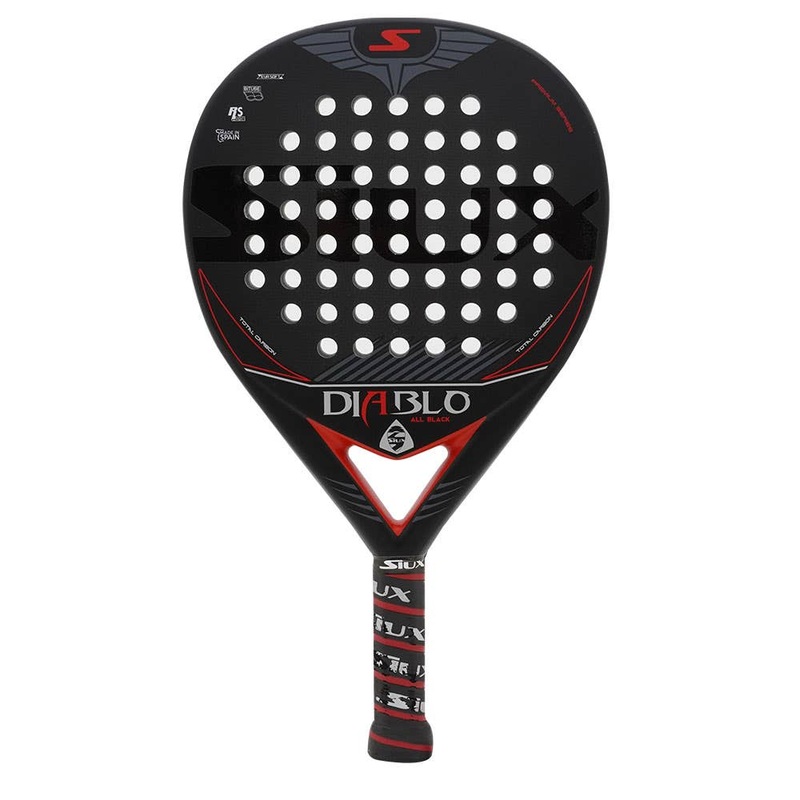 SIUX DIABLO ALL BLACK PADEL RACKET
