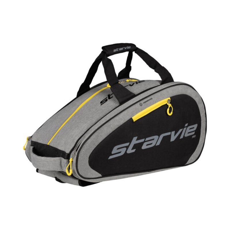 Plata Lux Padel Racket Bag-Grey,Black