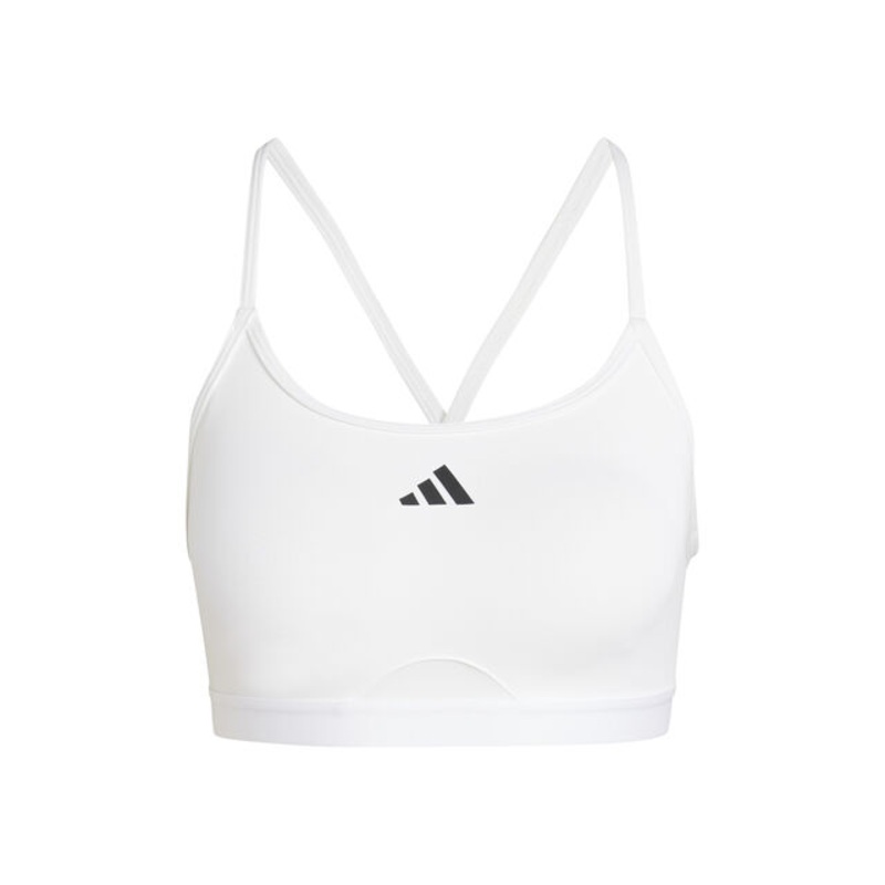 Aeroreact Training 3 Stripes Sports Bras Women – White