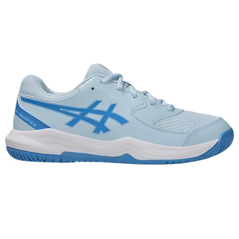 Asics Gel Dedicate 8 GS Tennis Shoes – Light Blue/Blue Coast