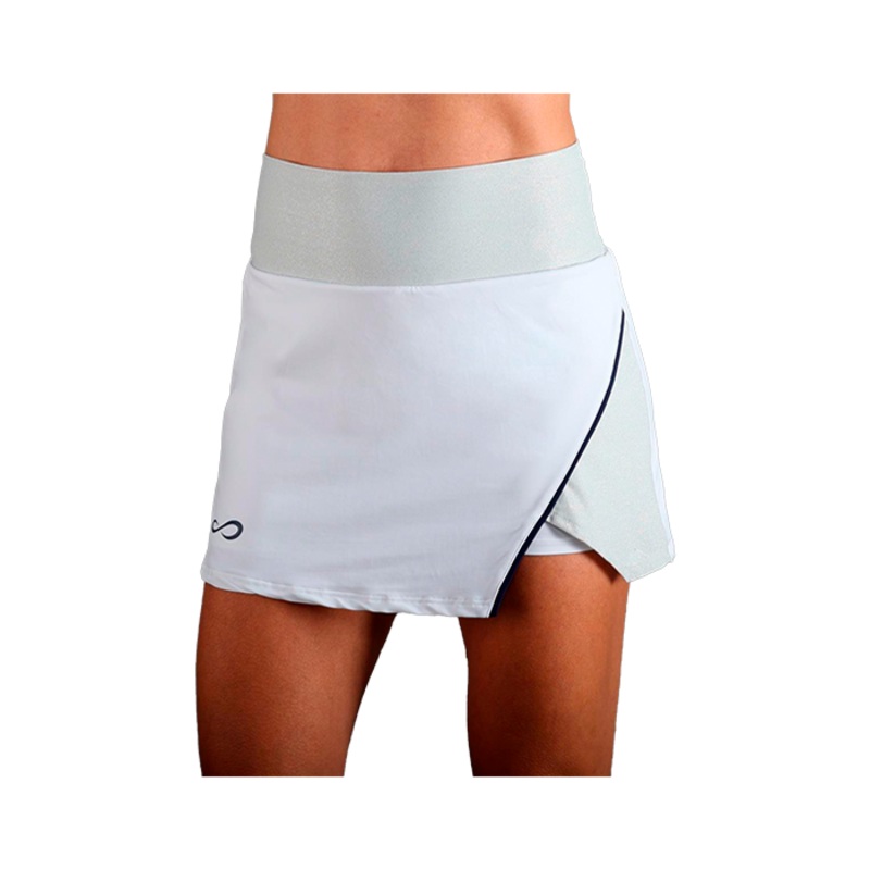 Falda Endless Zephyr Blanco/Plata 2025