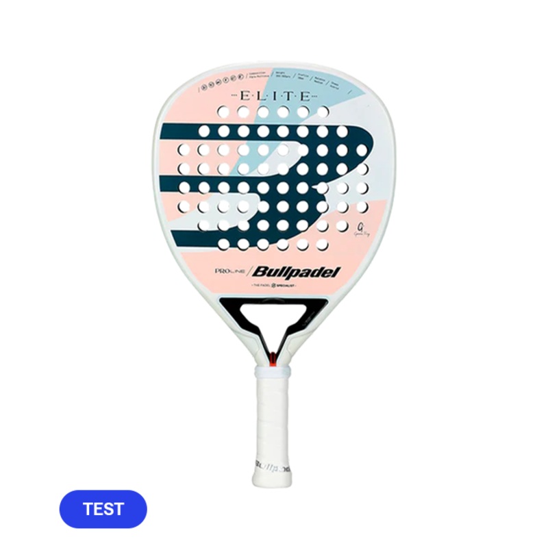 Pala de TEST Bullpadel Elite W 2025 Gemma Triay