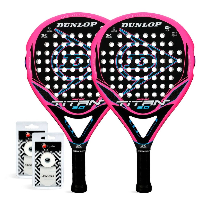 DUNLOP TITAN 2.0 PINK DUO PACK