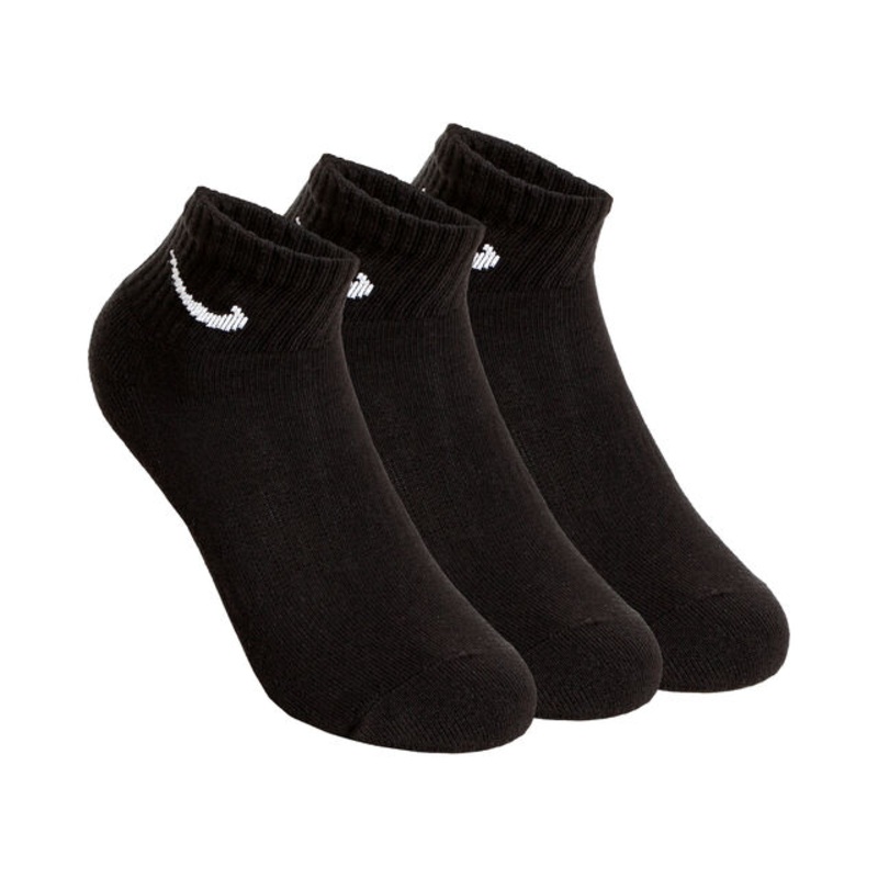 Everyday Cush Ankle Sports Socks 3 Pack – Black, White